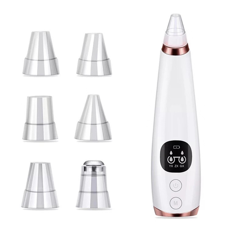 Aspirador de espinillas con 3 niveles de succión ajustables, limpiador de poros recargable por USB, para espinillas, grasa y espinillas