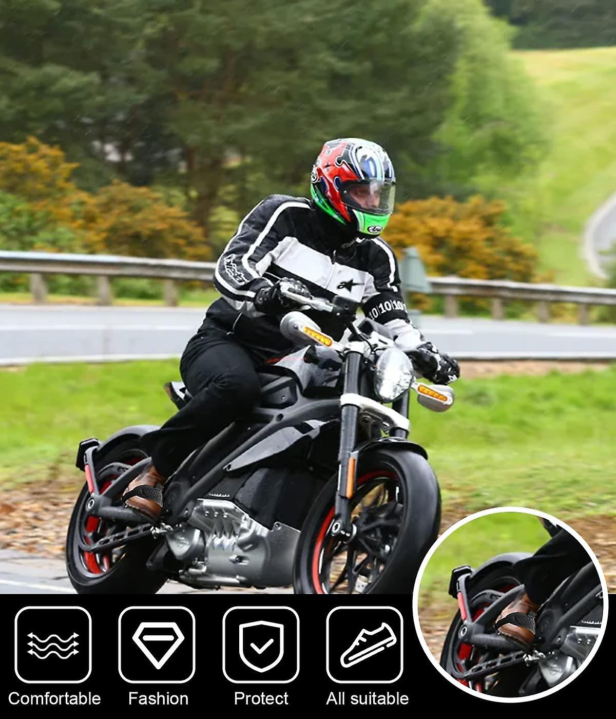 thumbnail image 2 of 2 uds almohadilla de cambio de marchas de motocicleta cubierta de zapato, Protector de bota antideslizante protectores de palanca de cambios, accesorios de palanca de cambios, 2 of 5