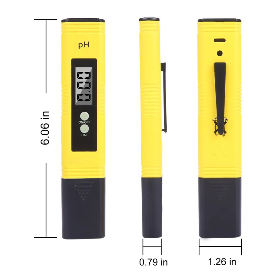 thumbnail image 4 of Combo de medidor de pH y TDS, medidor de pH tipo pluma de alta precisión de 0,05 ph ± 2% de precisión de lectura Medidor de temperatura TDS EC 3 en 1 para hidroponía, bebidas domésticas y ac, 4 of 4