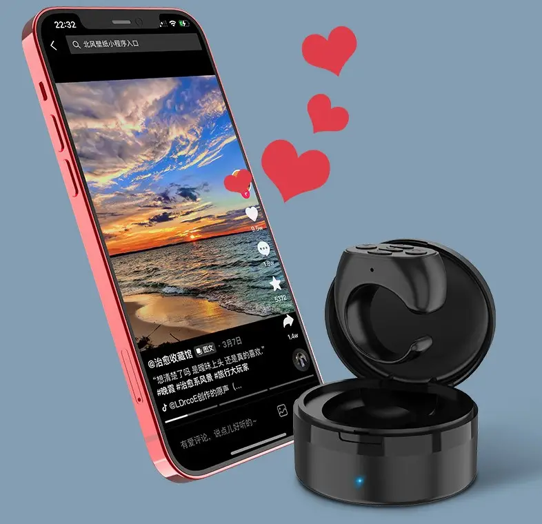 thumbnail image 3 of Control remoto Bluetooth para cámara de iPhone, botón Bluetooth compatible con iPhone/iPad/Android/teléfonos inteligentes/tabletas, 3 of 4