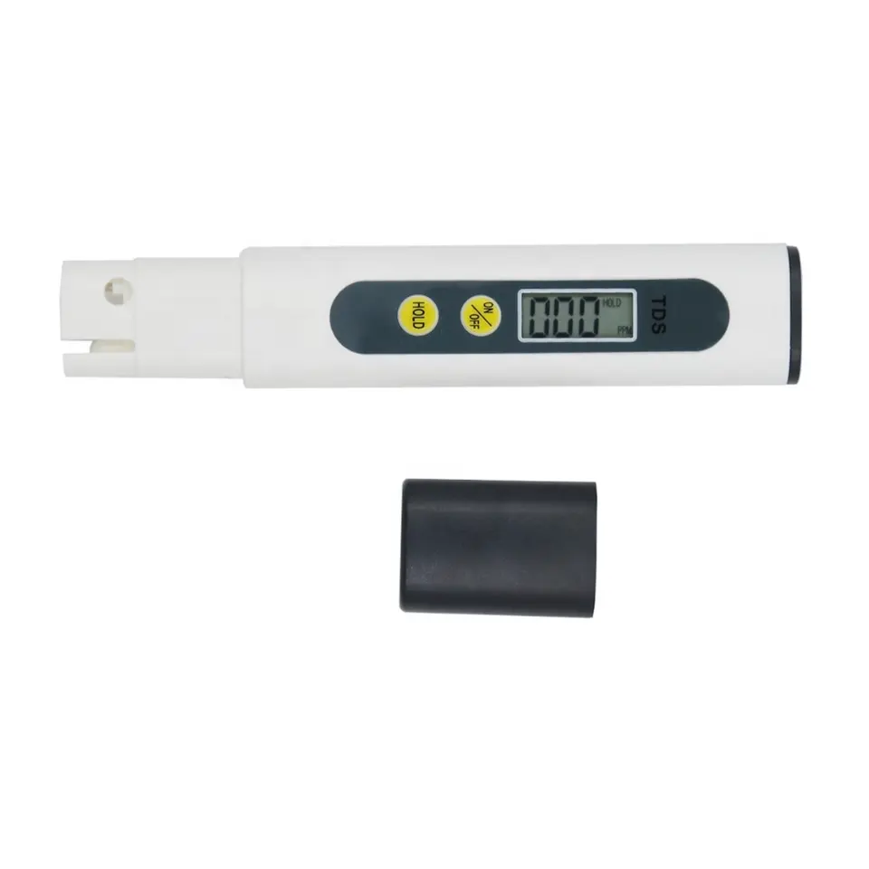 thumbnail image 4 of Probador TDS, Probador de medidor TDS Calidad de lápiz LCD con rango de medición de 0-9990 PPM Portátil, para la industria de la acuicultura Hospitales Piscinas Pruebas de calidad del agua d, 4 of 4