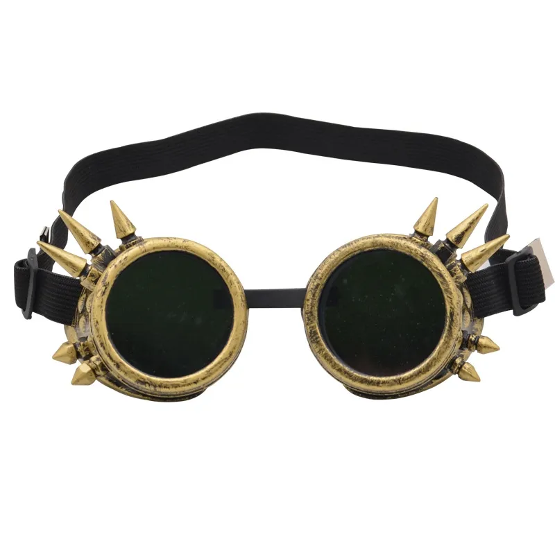 thumbnail image 3 of Gafas Steampunk YONGSHENG marco cobre diseño brújula cosplay gótico dos piezas, 3 of 5