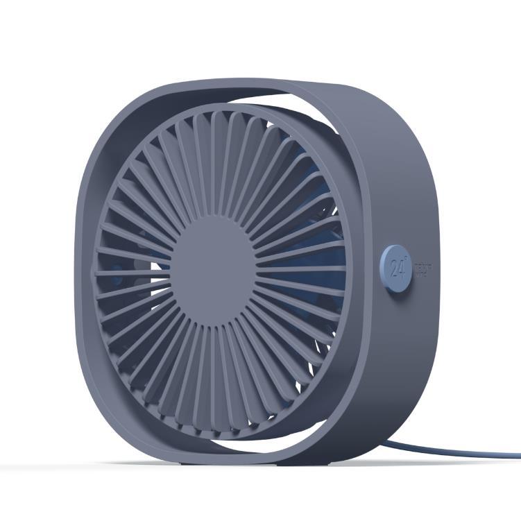 Pequeño ventilador de escritorio USB personal, ventilador de refrigeración de mesa de escritorio portátil de 3 velocidades alimentado por USB, viento fuerte, funcionamiento silencioso, para