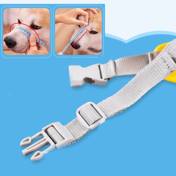 thumbnail image 3 of Funda para boca de perro YONGSHENG antimordeduras forma de pato silicona 3 piezas L rosa azul amarillo, 3 of 5