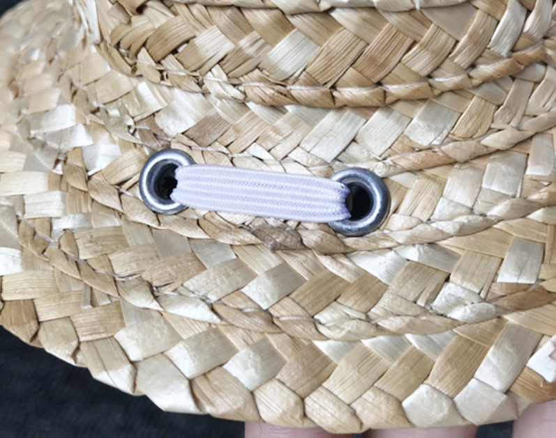 thumbnail image 5 of Sombrero de paja lindo ajustable hecho a mano, sombrero para gato, moda divertida, sombrero para el sol para mascotas, sombrero de verano para perro, ojo de pájaro, sombrero para gato, rojo, 5 of 5