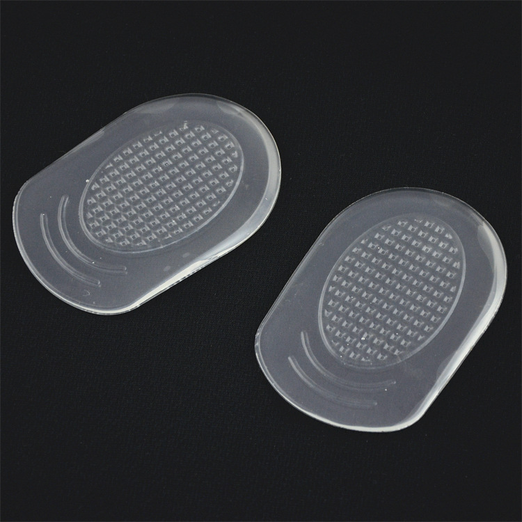 Taloneras de gel de silicona para dolor de talón, espolón óseo y dolor de Aquiles, almohadilla y soporte de absorción de impactos para mujeres (2 pares/4 unidades)