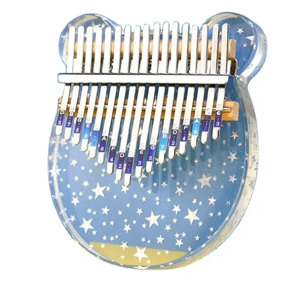 thumbnail image 3 of Kalimba Acrílico Pulgar Piano Transparente Kalimba 17 Teclas Dedo Piano Cristal Kalimba Transparente (Transparencia), 3 of 4