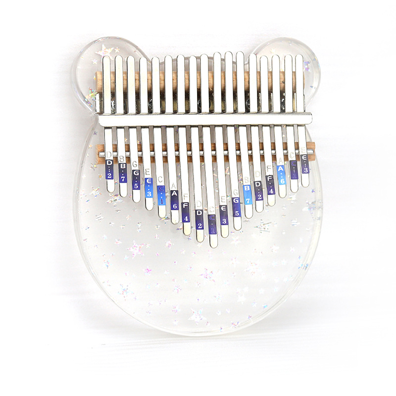 thumbnail image 1 of Kalimba Acrílico Pulgar Piano Transparente Kalimba 17 Teclas Dedo Piano Cristal Kalimba Transparente (Transparencia), 1 of 4