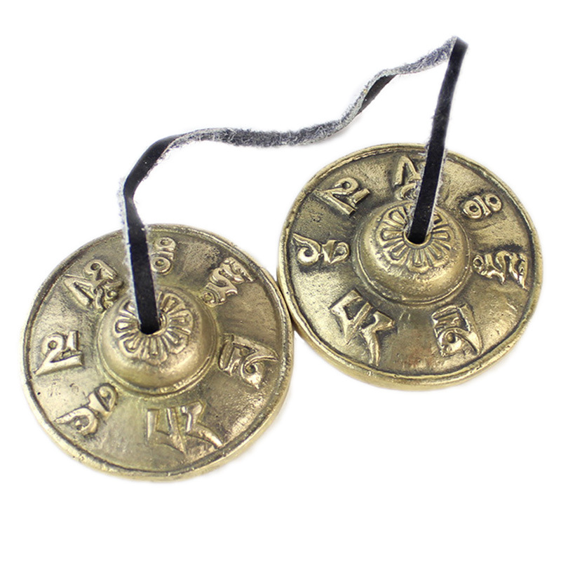 thumbnail image 5 of Campana tibetana, con hermoso estuche De Nepal, para sanación con sonido, yoga, meditación, atención plena, 4", 5 of 5