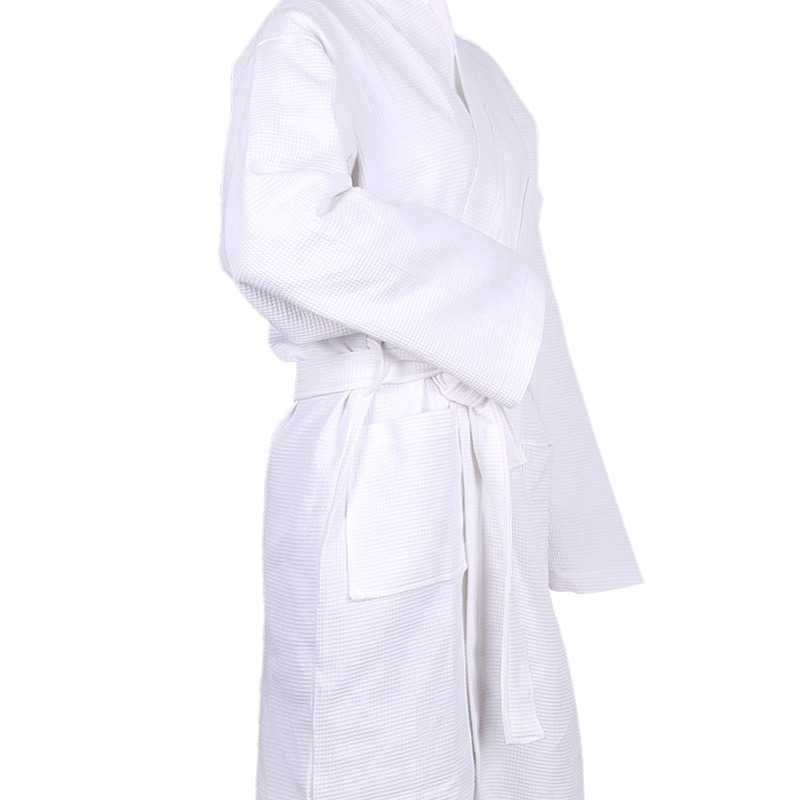 thumbnail image 5 of Bata de baño de tela ligera para mujer YONGSHENG hasta la rodilla suave, 5 of 5