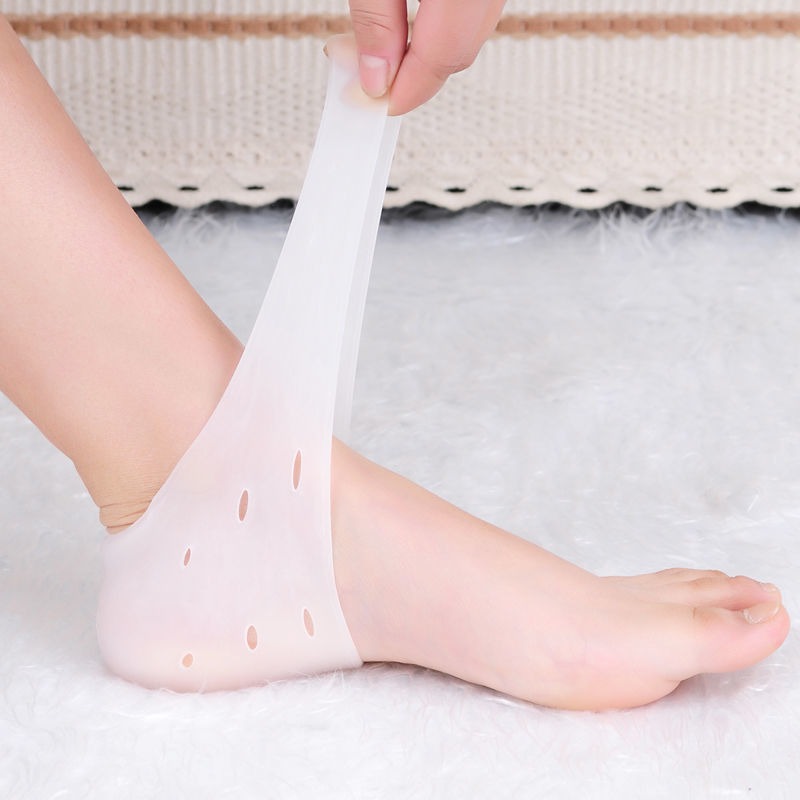thumbnail image 2 of Almohadillas para fascitis plantar, cojín de gel para el talón, protectores de talón de silicona, protectores de talón y taloneras ideales para fascitis plantar, para mujeres y hombres., 2 of 5