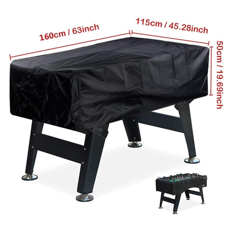 thumbnail image 3 of Cubierta de futbolín impermeable, cubierta plegable para mesa de fútbol, ​​Rectangular, a prueba de polvo, cubierta protectora impermeable para muebles, 3 of 5