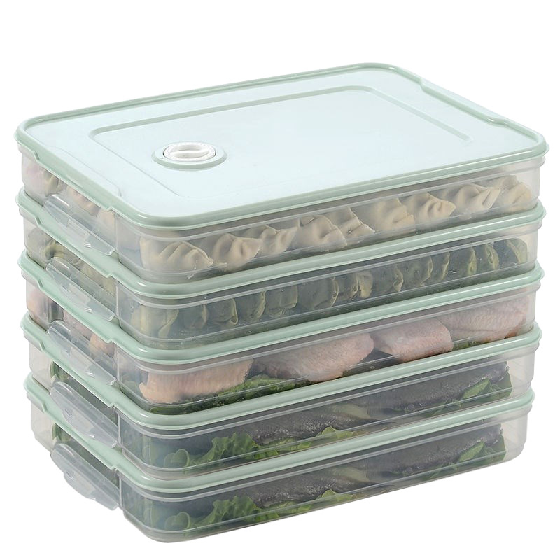 thumbnail image 4 of Caja de Almacenamiento YONGSHENG para Bolas de Masa Hervida Transparente 29*21,5*4 CM, 4 of 5