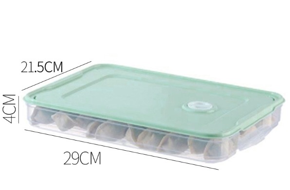 thumbnail image 3 of Caja de Almacenamiento YONGSHENG para Bolas de Masa Hervida Transparente 29*21,5*4 CM, 3 of 5
