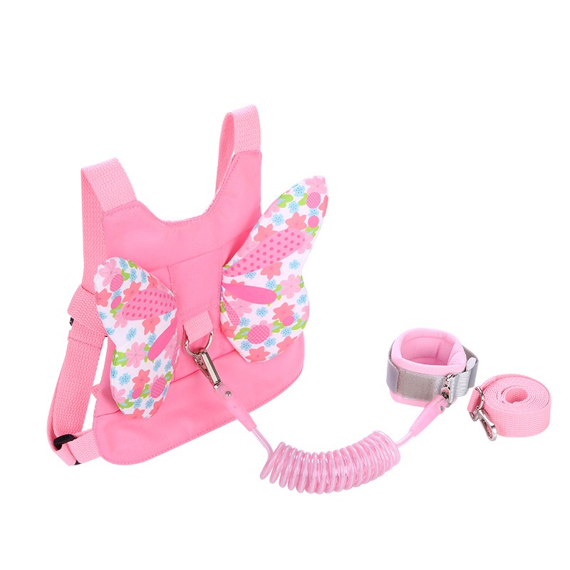 Correas de arnés para niños pequeños + muñequera antipérdida, arnés para niños, correa para niñas, correa antipérdida para niños, arnés lindo para bebé, correa para sujetar a los niños mient