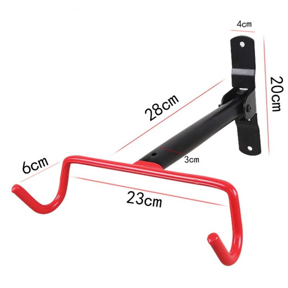thumbnail image 4 of Soporte de pared para bicicleta, colgador plegable para almacenamiento de bicicletas, estante Horizontal para bicicletas, gancho para garaje, cobertizo interior, 4 of 5
