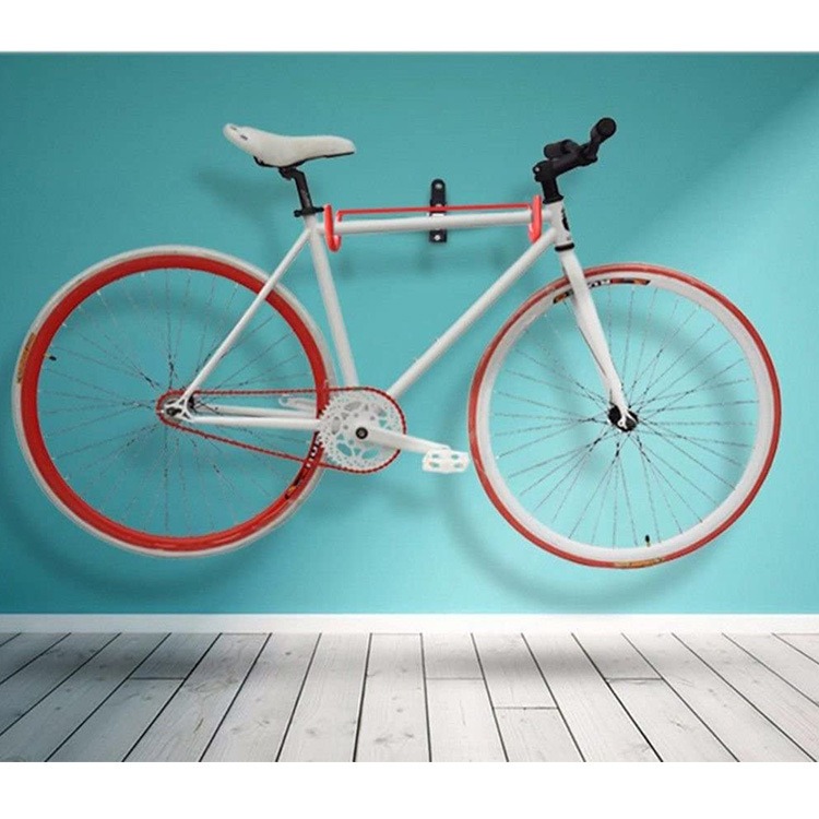 thumbnail image 5 of Soporte de pared para bicicleta, colgador plegable para almacenamiento de bicicletas, estante Horizontal para bicicletas, gancho para garaje, cobertizo interior, 5 of 5