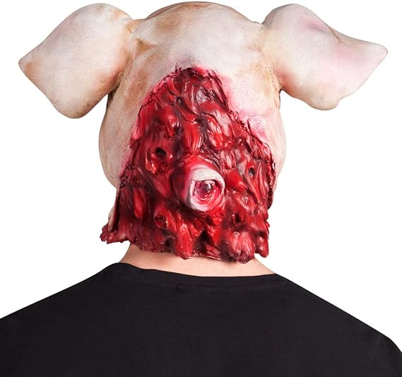 thumbnail image 3 of Máscara de cabeza de látex Cerdo Sangriento YONGSHENG, 3 of 5