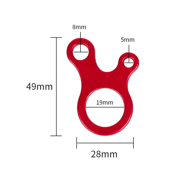 thumbnail image 1 of 10 Uds tensores de líneas de tienda de campaña cuerda de aleación de aluminio ultraligera ajustador de líneas de tienda de nudo rápido de 3 agujeros sujetador de cuerda de tienda hebilla de, 1 of 5