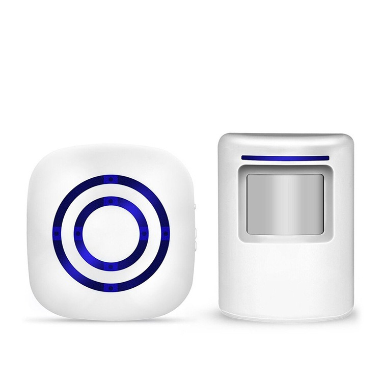 Timbre inalámbrico: kits de timbre impermeables con 1 transmisor + 1 receptor, que funciona a un alcance de 230 pies, 38 tonos de llamada, 3 volúmenes