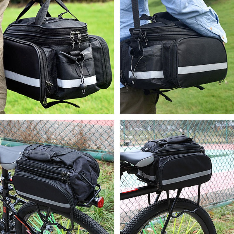 thumbnail image 5 of Bolsa para bicicleta YONGSHENG Alforjas para portaequipajes trasero resistente al agua, 5 of 5