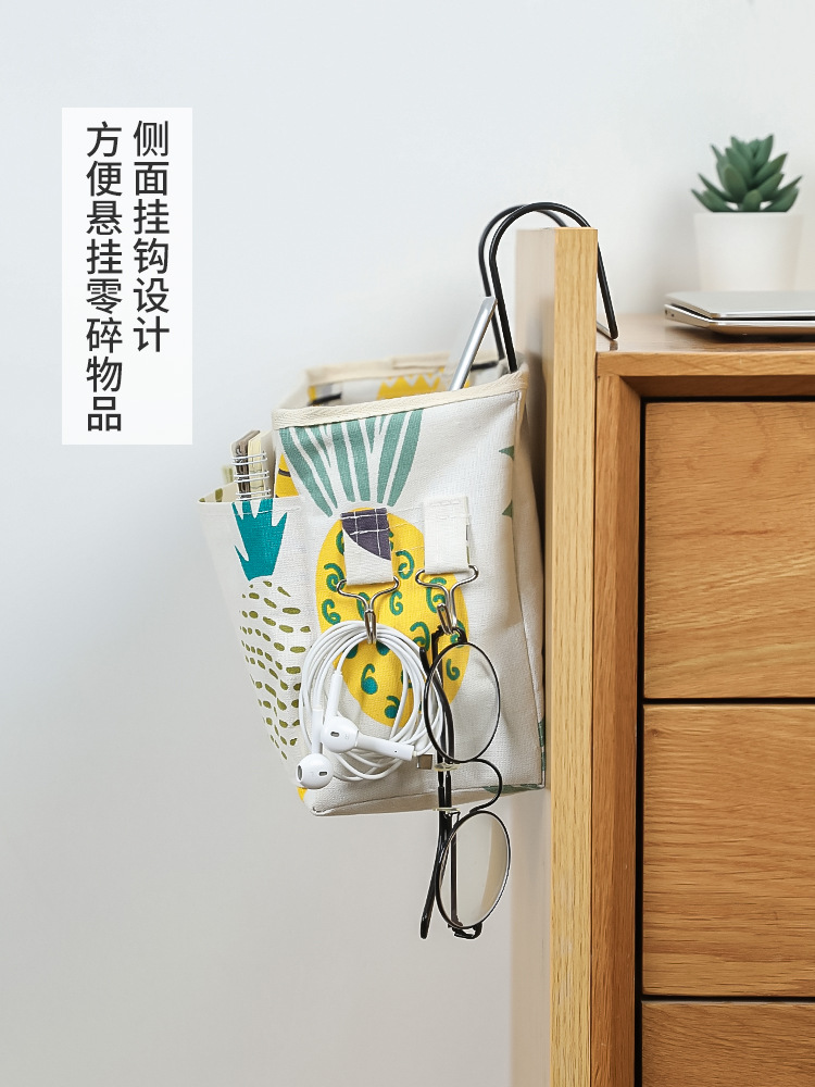 thumbnail image 5 of Bolsa organizadora para mesita de noche, organizador de almacenamiento para cama colgante impermeable, organizador de bolsillo para dormitorio, Cana, 1 unidad, 5 of 5