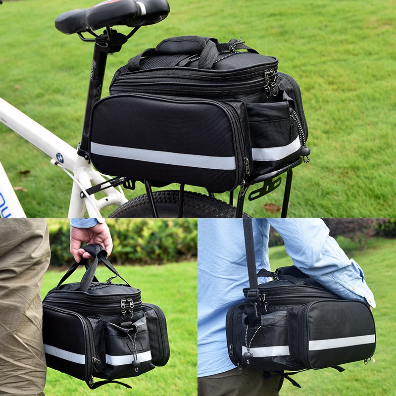 thumbnail image 3 of Bolsa para bicicleta YONGSHENG Alforjas para portaequipajes trasero resistente al agua, 3 of 5