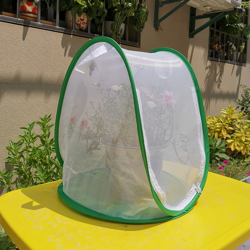 Mini invernadero de plantas YONGSHENG color verde con cubierta transparente plegable portátil