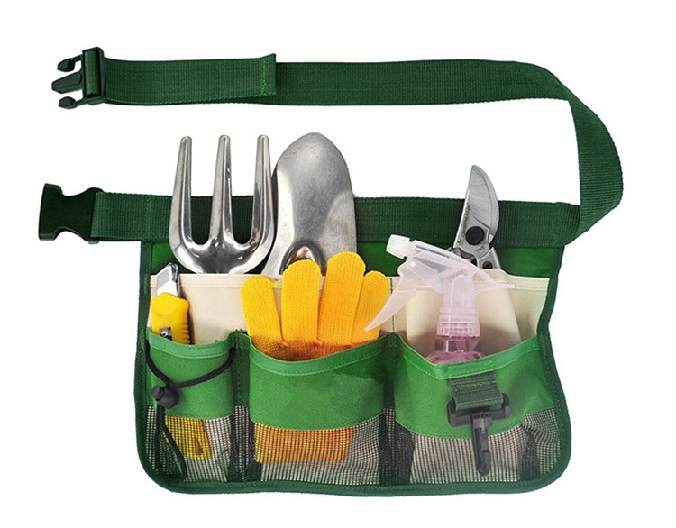 thumbnail image 5 of Bolsa de herramientas negra, riñonera multifuncional impermeable y resistente al desgaste para mantenimiento y construcción con cinturón extraíble, 5 of 5