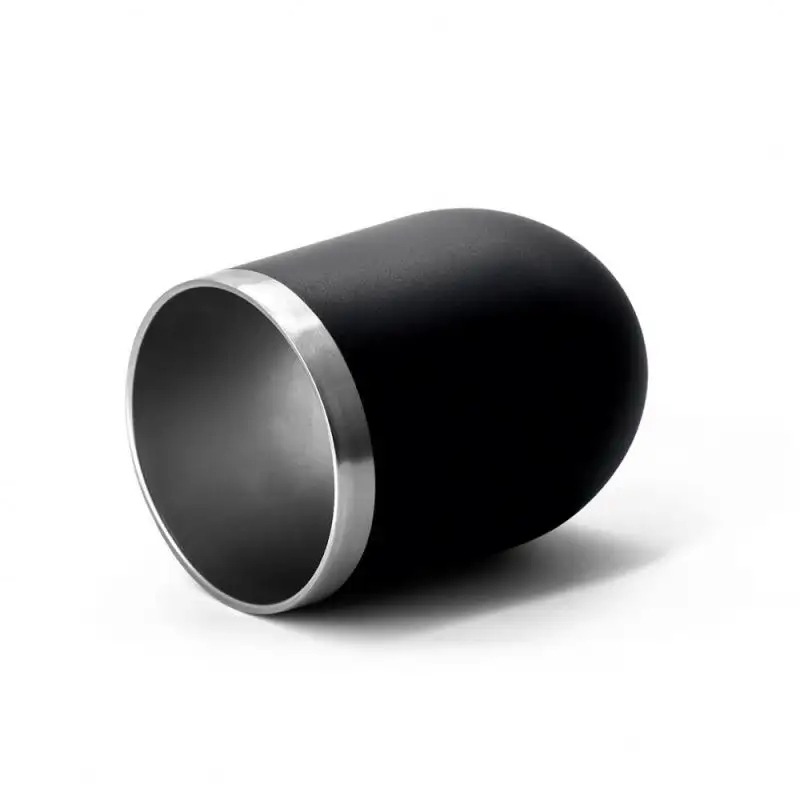 thumbnail image 3 of Vaso de vino aislado, doble pared de acero inoxidable sin tallo, copa de vino aislada de 12 oz, taza de café aislada duradera, para champán, tapa de oficina y juego de pajita (2 unidades, ne, 3 of 4