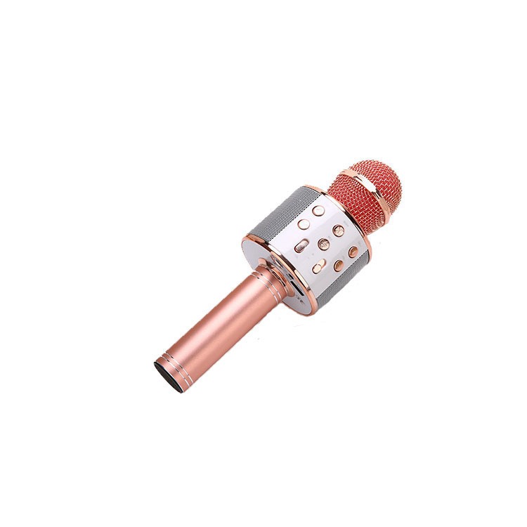 thumbnail image 1 of Micrófono de karaoke Bluetooth, micrófono de condensador inalámbrico portátil con luz LED y altavoz, compatible con teléfono PC, tabletas, software de canto, regalos de cumpleaños para niños, 1 of 4