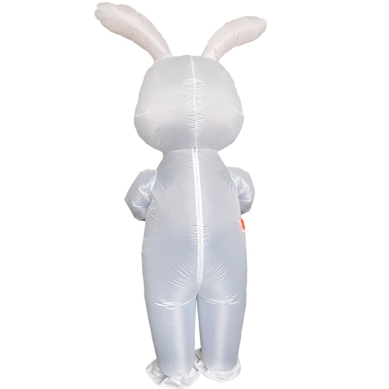 thumbnail image 2 of Disfraz inflable divertido de conejito de Pascua para mujer, disfraz de Animal para Cosplay, disfraz inflable de conejo festivo, 2 of 5