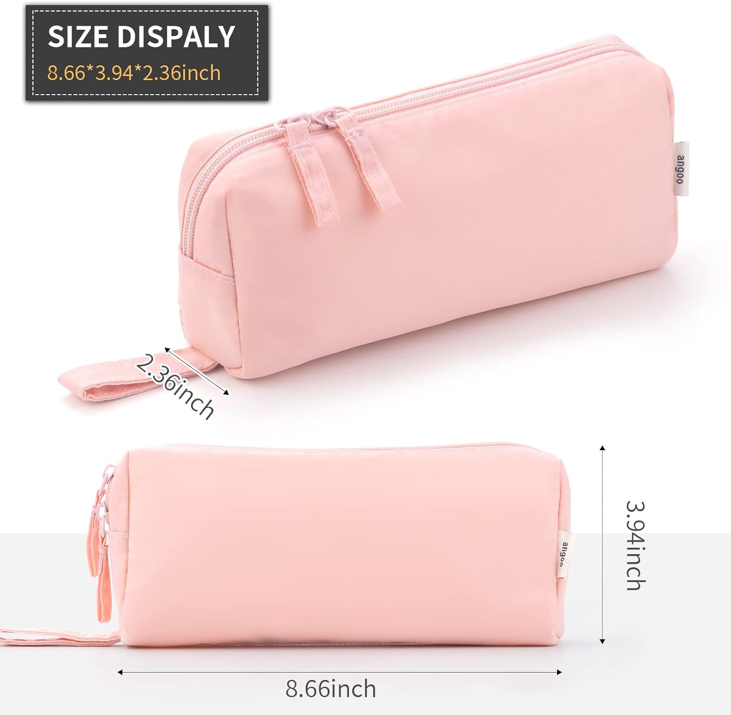 thumbnail image 5 of Estuche para lápices YONGSHENG suave duradero organizador escolar estético rosa 22x60x10CM, 5 of 5