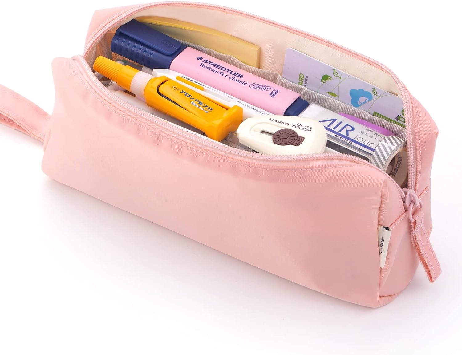 thumbnail image 1 of Estuche para lápices YONGSHENG suave duradero organizador escolar estético rosa 22x60x10CM, 1 of 5