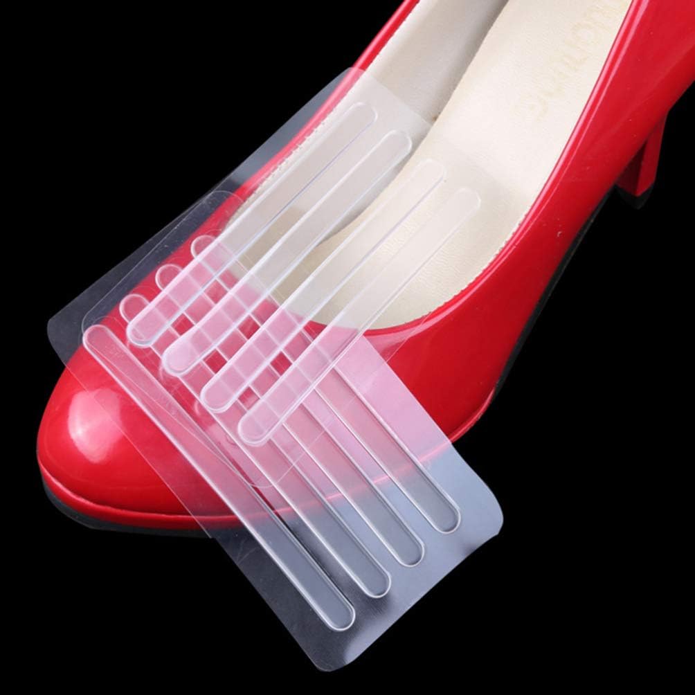 thumbnail image 3 of 4 Piezas Empuñaduras de Talón YONGSHENG Forros de Gel Transparentes Inserciones Adhesivos para Zapatos de Tacón Alto, 3 of 5