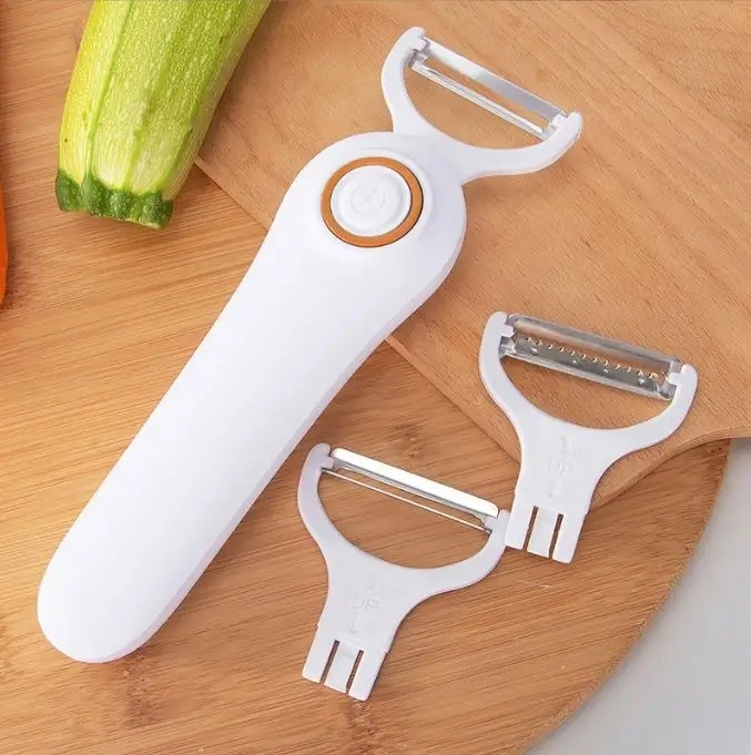 thumbnail image 4 of Pelador eléctrico de frutas y verduras YONGSHENG juego 3 en 1 pelador eléctrico de patatas utensilios de cocina, 4 of 4
