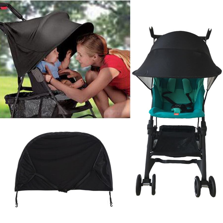 thumbnail image 5 of Parasol para cochecito de bebé YONGSHENG UPF50+ impermeable ajuste universal, 5 of 5