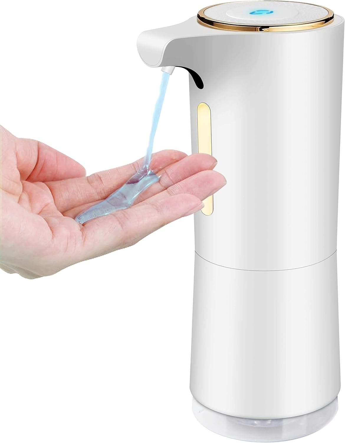 thumbnail image 1 of Dispensador automático de jabón líquido, dispensador de jabón líquido de 300 ml con recargable tipo C, dispensador de gel de ducha impermeable IPX4 para cocina, 1 of 5