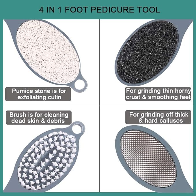 thumbnail image 3 of Lima para pies YONGSHENG herramientas de PEDICURA multiusos 4 en 1, 3 of 5