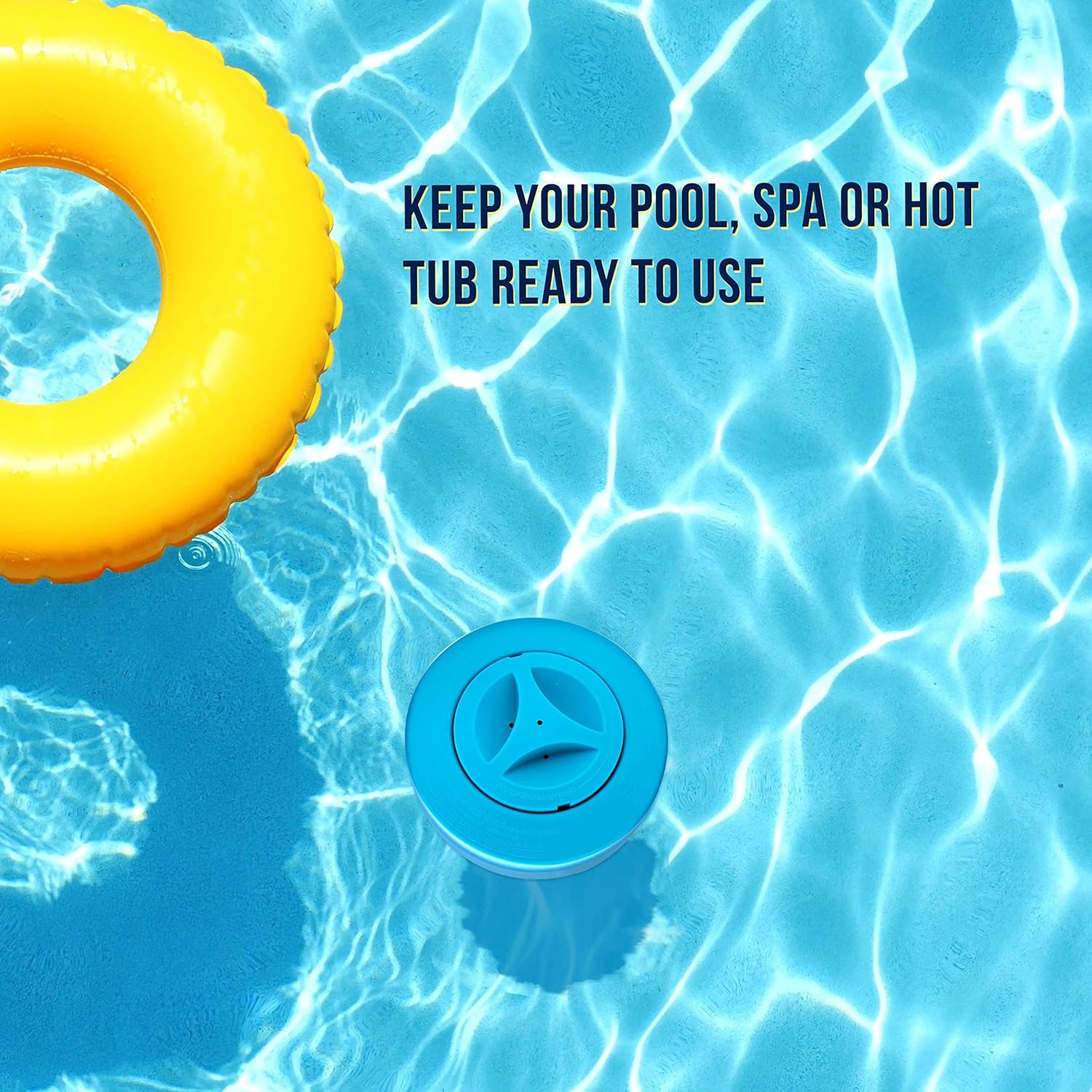 thumbnail image 4 of Pool Supply Flotador de cloro para piscina de lujo - Piscinas enterradas y elevadas - Clorador flotante grande, flujo ajustable para una entrega química equilibrada, 4 of 5