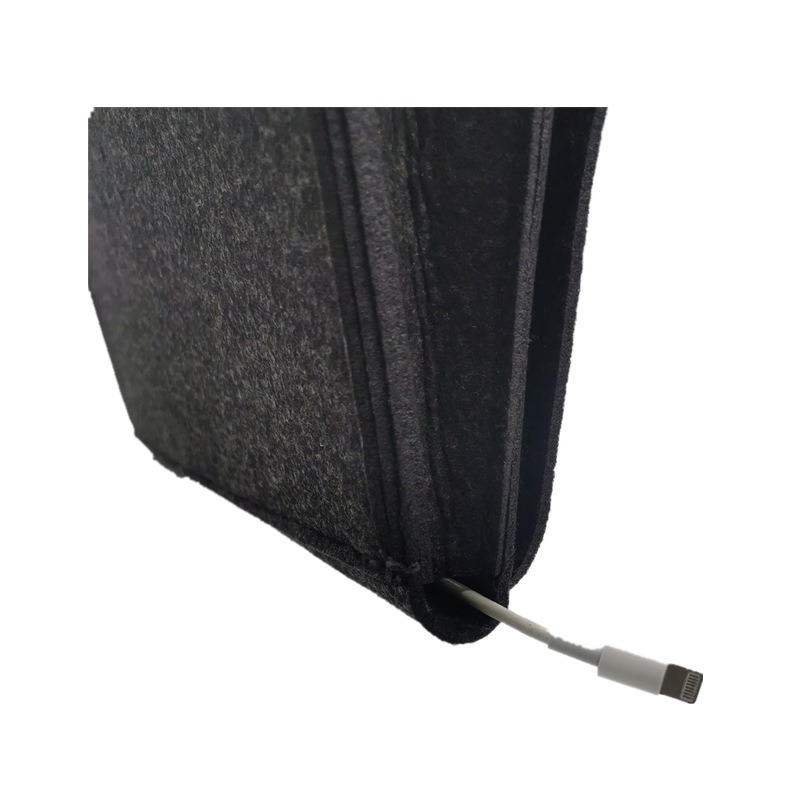 thumbnail image 4 of 1 pieza (negro, aproximadamente 34*25*9cm) bolsa para cabecera, organizador para cama, bolsillo de almacenamiento, bolsa colgante de tela para Control remoto, tableta, Cable, 4 of 5