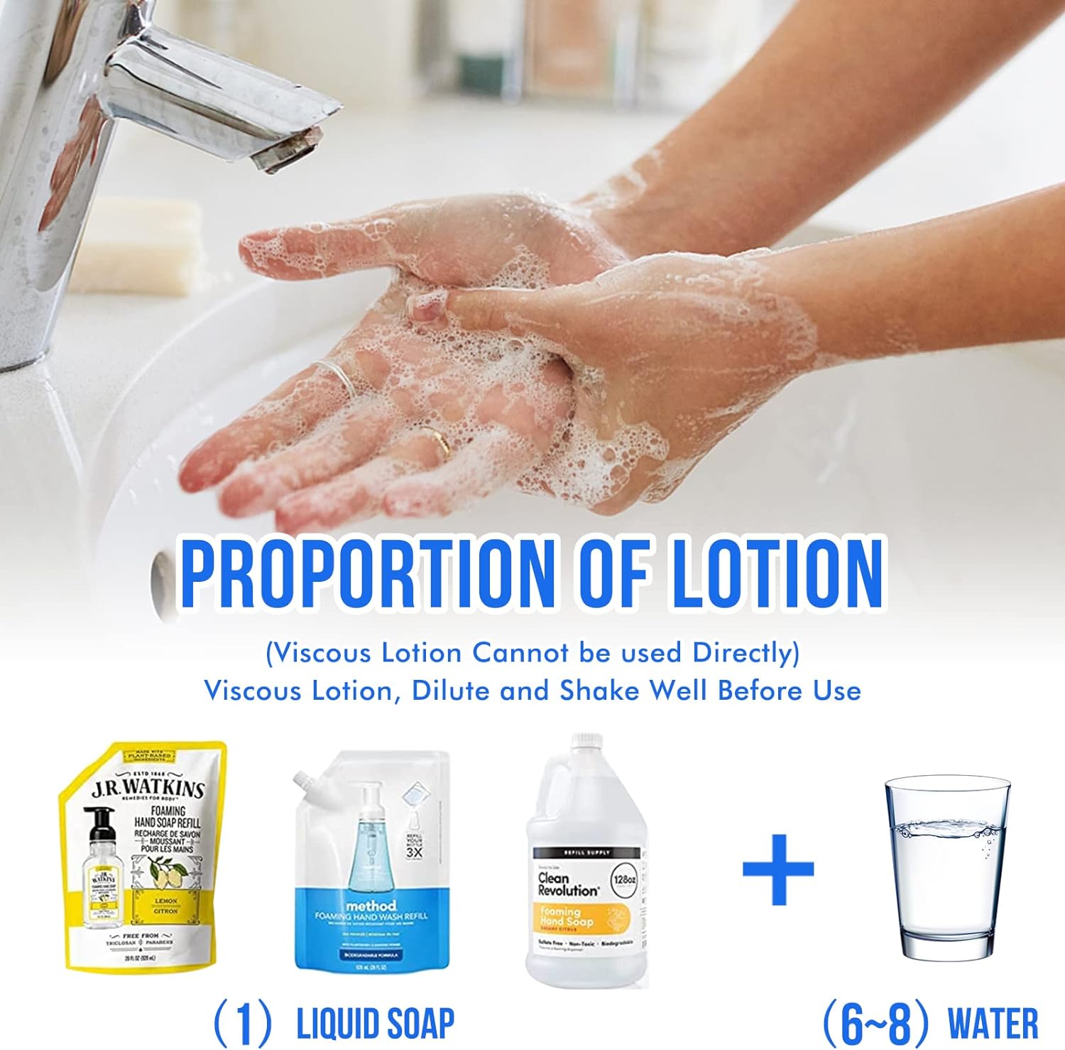 thumbnail image 2 of Dispensador automático de jabón YONGSHENG 300 ML ajustable montado en la pared, 2 of 5