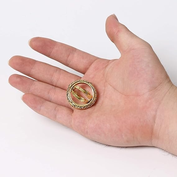 thumbnail image 4 of Anillo astronómico plegable para dedo, anillo de bola con esfera astronómica, anillo cósmico plegable, regalo para mujeres y hombres, 4 of 5