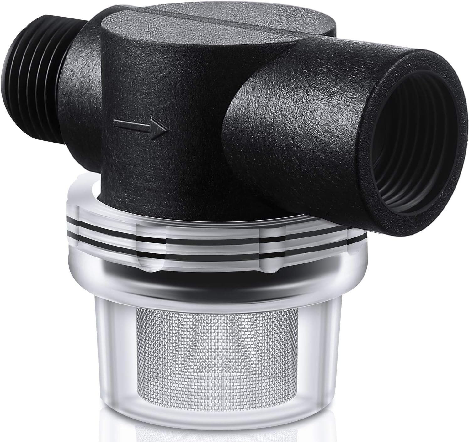 Filtro colador de bomba de agua YONGSHENG reemplazo de RV colador de tubo giratorio de 1/2 pulgada