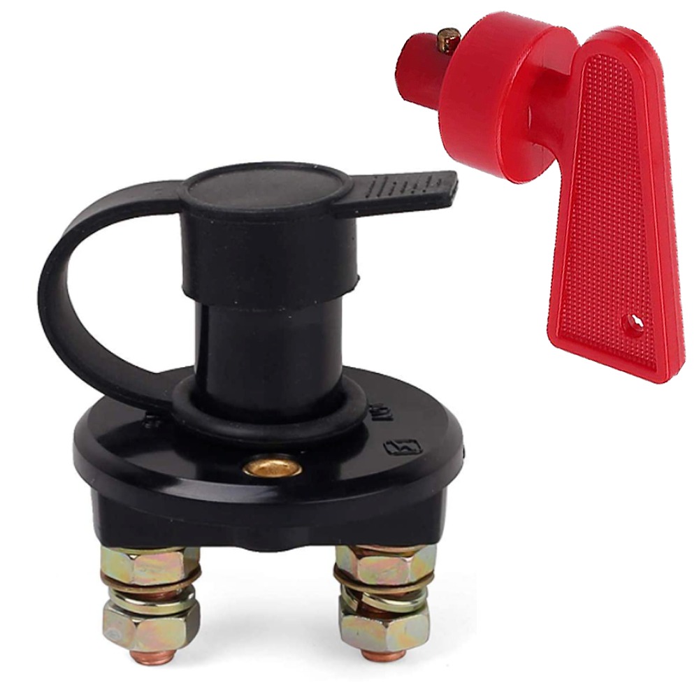 Disyuntor de batería de 6V/12V/24V para motocicleta, Auto, Camping, coche, interruptores de batería de coche con dos llaves extraíbles, 200A/1000 1 Uds.