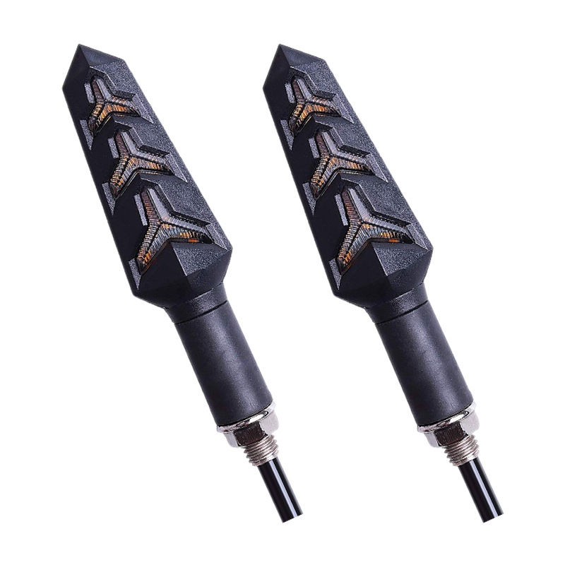 thumbnail image 5 of 4PCS Indicadores de motocicleta Colores Luces de señal de giro Indicadores de giro de motocicleta 12V 12 bombillas LED para motocicleta Moto Scooter Quad Cruiser Off Form, 5 of 5