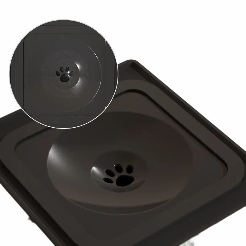 thumbnail image 2 of Cuencos elevados para perros grandes, soporte elevado para cuenco para perros con cuenco de agua para perros sin derrames y cuenco de comida para perros de acero inoxidable, 2 of 5