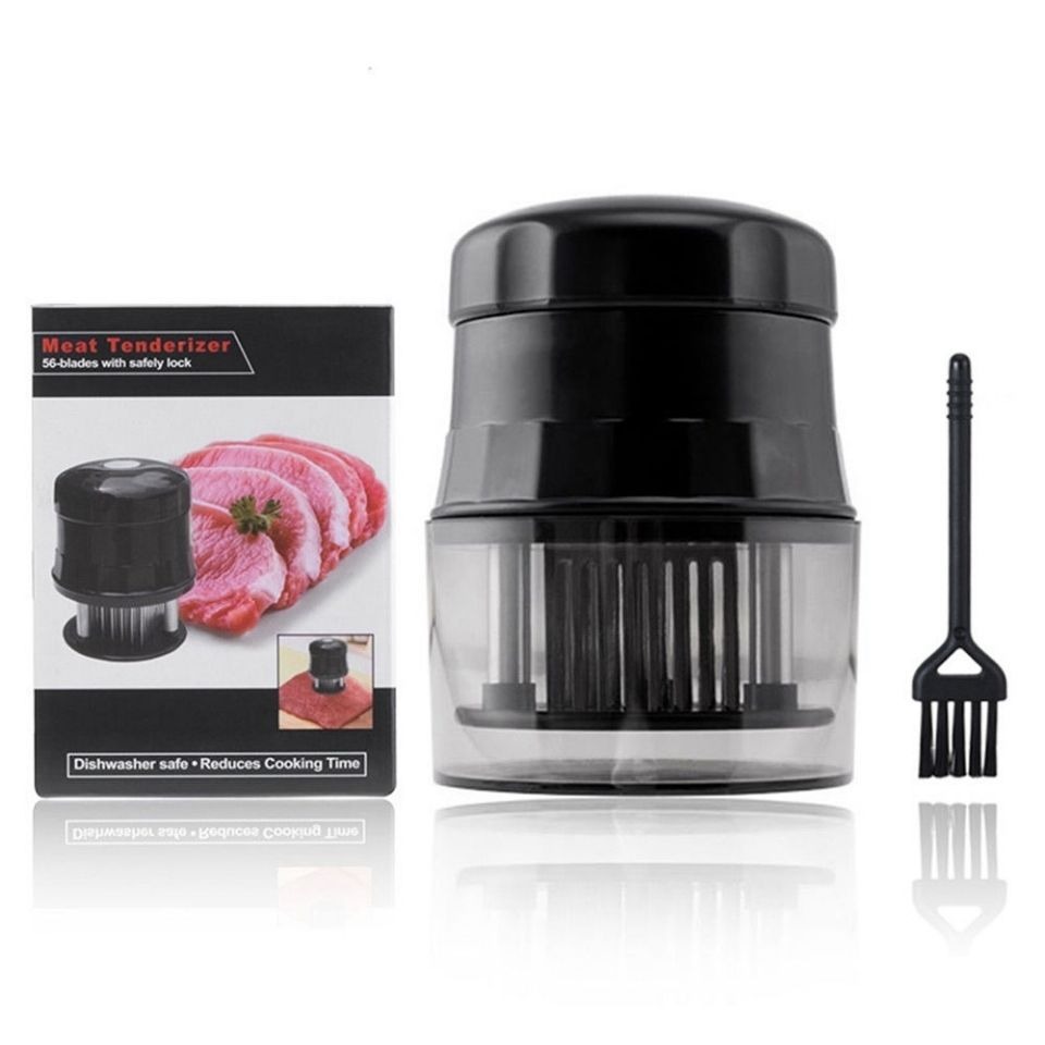 thumbnail image 2 of Ablandador de carne con 56 cuchillas de acero inoxidable, herramienta de cocina ideal para barbacoa, filete, pollo, chuleta de cerdo, pavo, pescado, ablandador de carne, 2 of 5