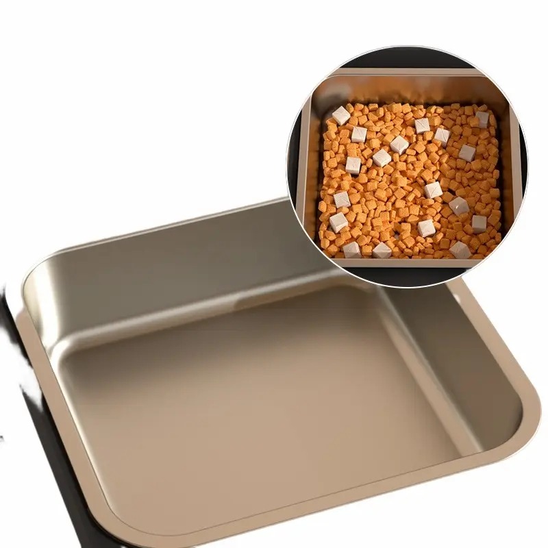 thumbnail image 3 of Cuencos elevados para perros grandes, soporte elevado para cuenco para perros con cuenco de agua para perros sin derrames y cuenco de comida para perros de acero inoxidable, 3 of 5