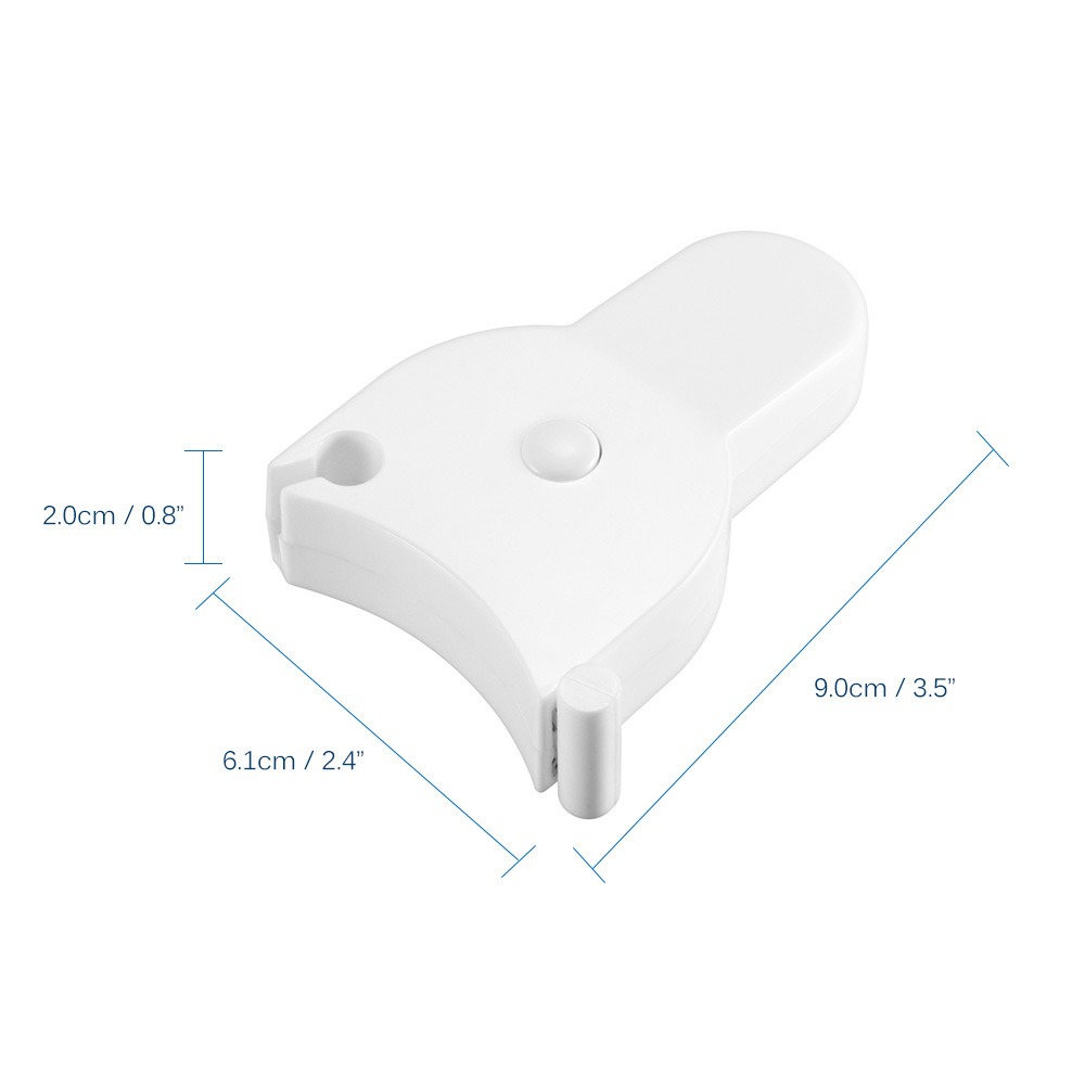 thumbnail image 5 of Paquete de 2 cintas métricas telescópicas automáticas, cinta métrica perfecta para el cuerpo, regla de medición corporal autoajustable, reglas de doble estrella, 5 of 5